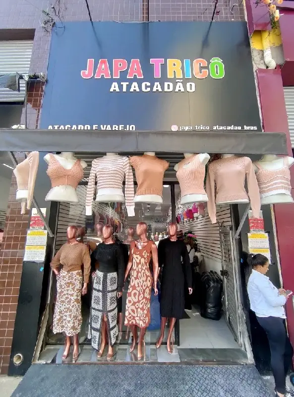 Imagem de Japa Tricô Atacadão — Moda no Brás, São Paulo