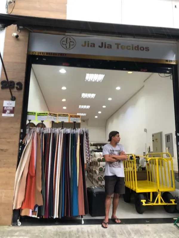 Imagem de Jia Jia Tecidos — Fabricação no Brás, São Paulo