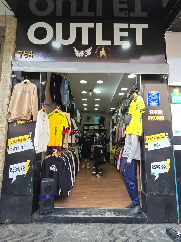 Imagem de Outlet M3 Multimarcas — Moda Street skate e surf no Brás