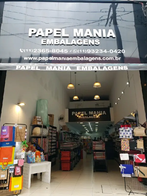 Imagem de Papel Mania Embalagens — Embalagens no Brás