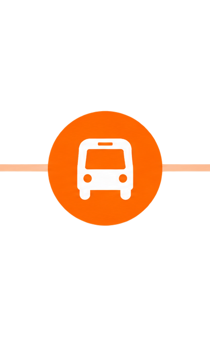 Em trânsito no ônibus
