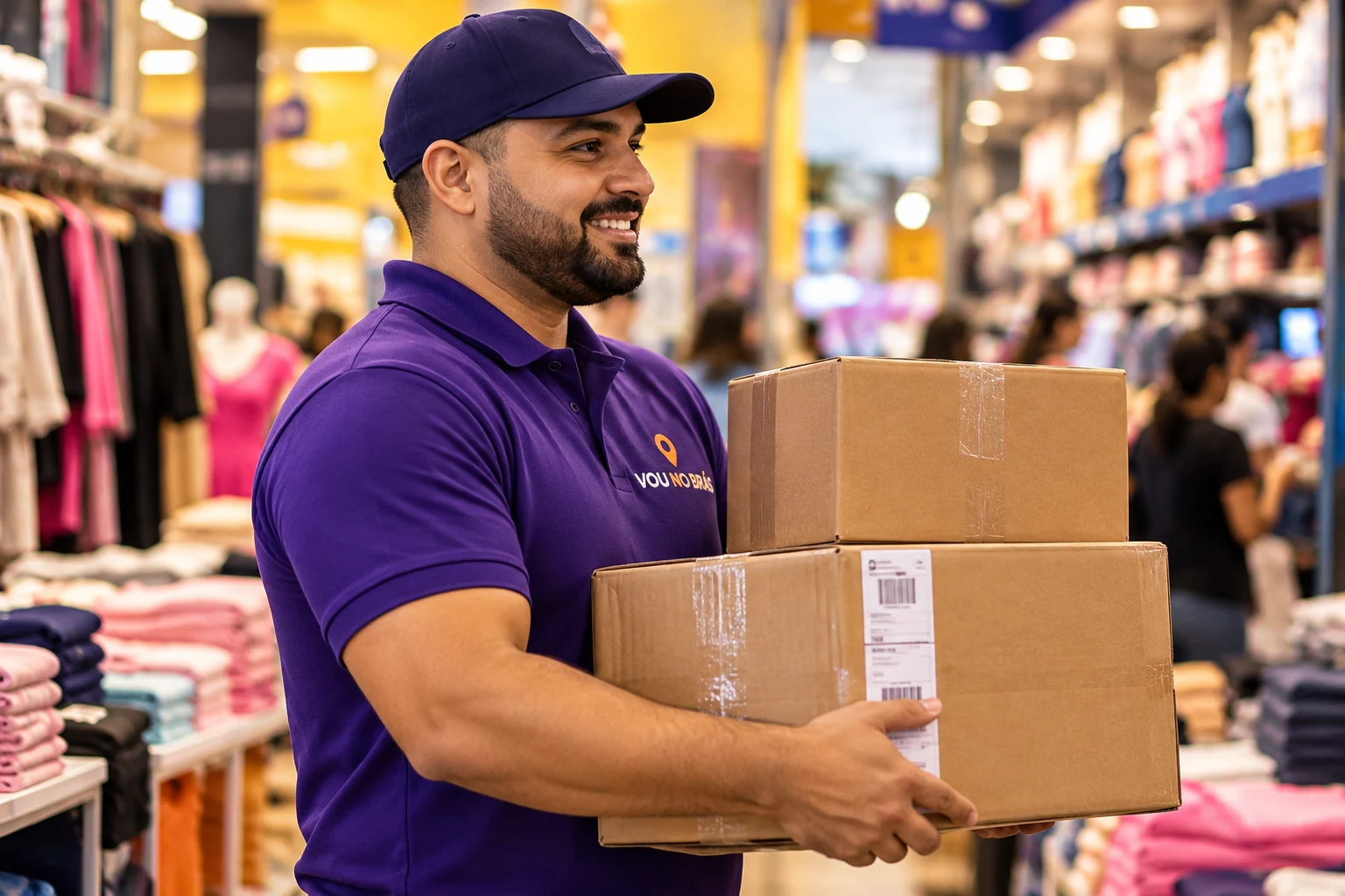 Coleta e entrega no Brás
