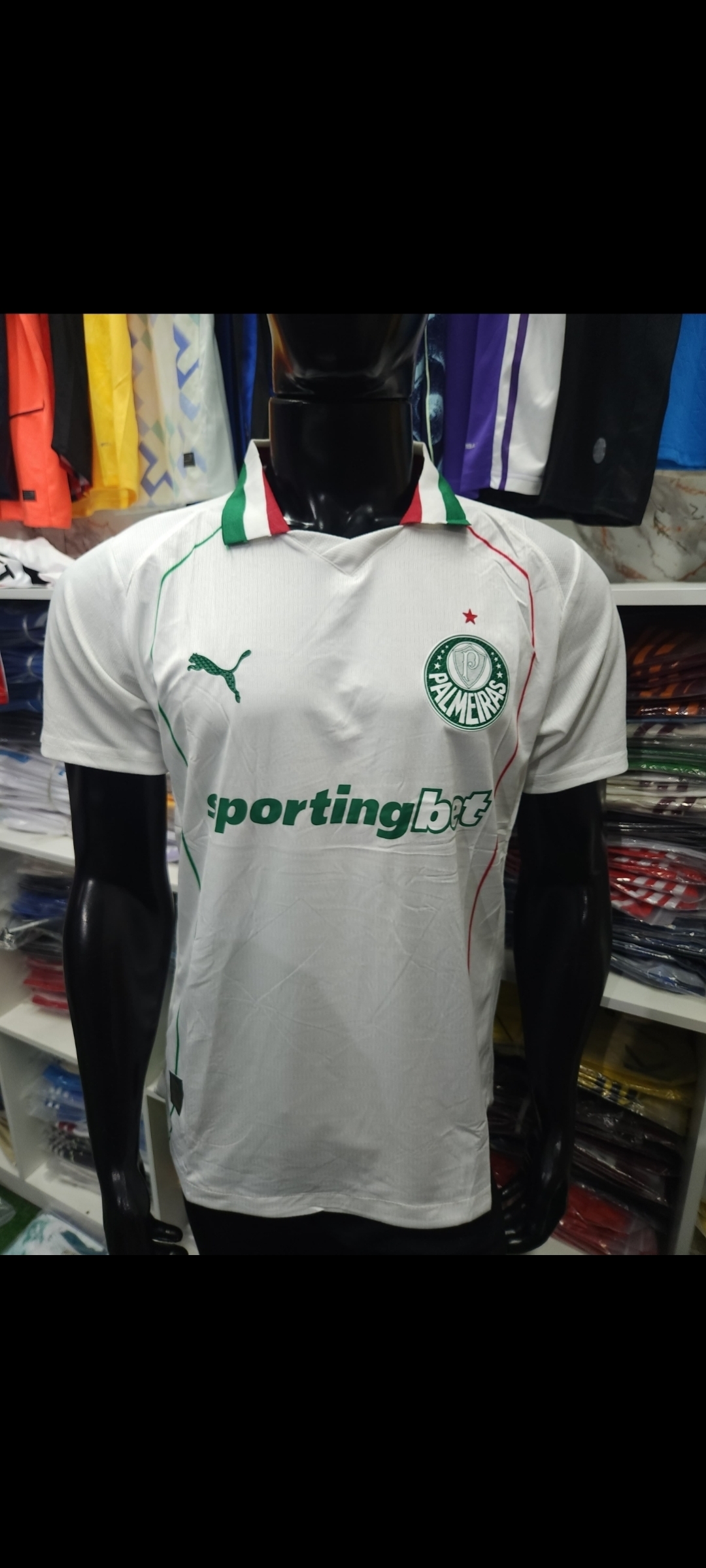 Camisa Tailandesa Palmeiras Branca - Réplica – Atacado no Brás