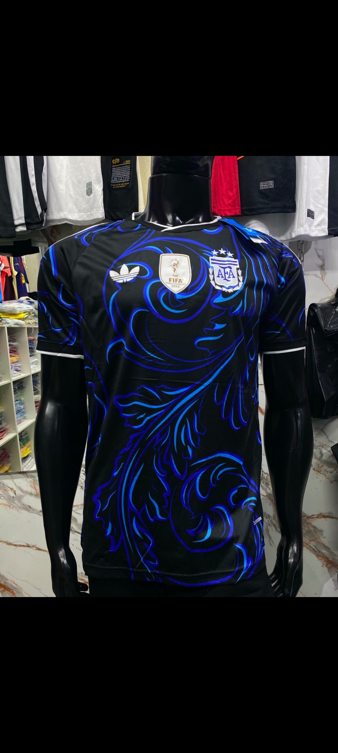 Camisa Tailandesa Estampada Argentina / AFA - Réplica – Atacado no Brás