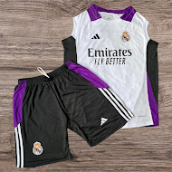 Conjunto Real Madrid com logo Adidas e Emirates – Atacado no Brás