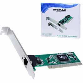 Placa de rede PCI Mymax MLAN-JEN – 10/100 Mbps – Atacado no Brás