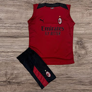 Conjunto regata e shorts AC Milan – Atacado no Brás