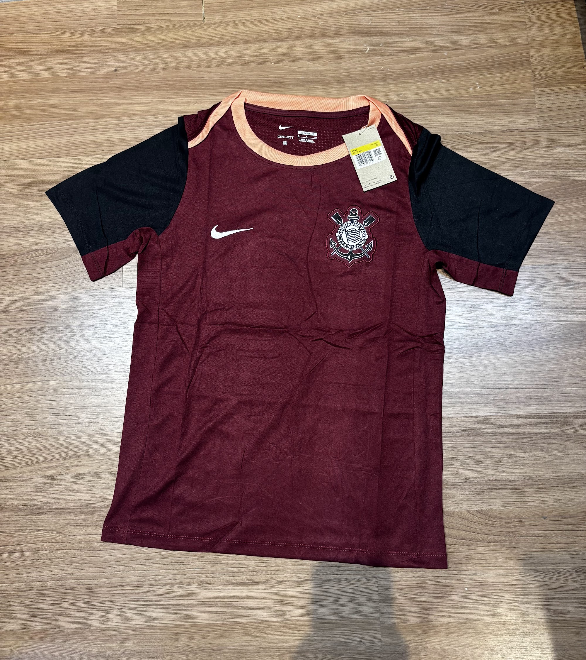 Camiseta Corinthians com logo Nike – Atacado no Brás