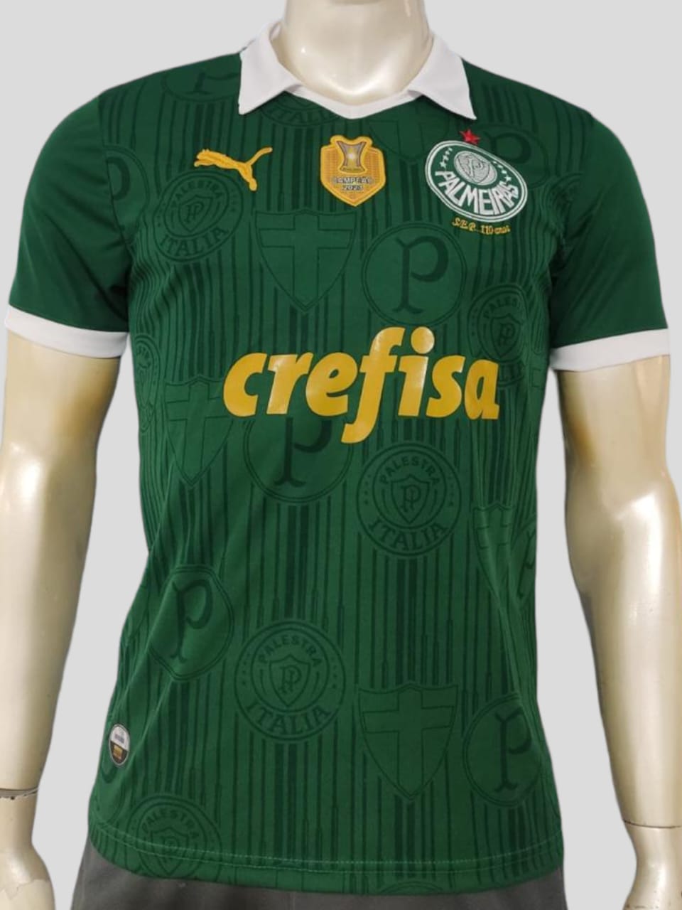 Camiseta Palmeiras verde com gola polo – Atacado no Brás