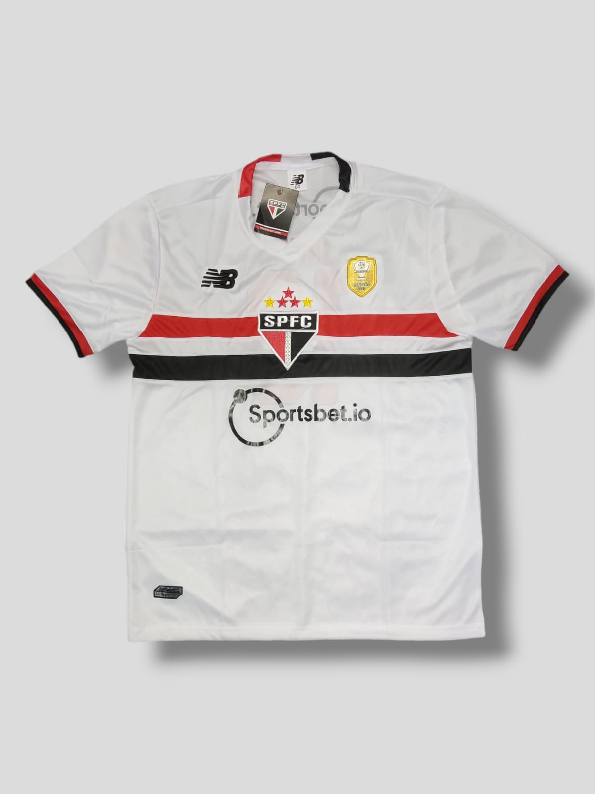 Camiseta São Paulo SPFC New Balance branca – Atacado no Brás