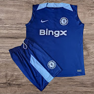Conjunto regata e shorts azul Nike – Atacado no Brás