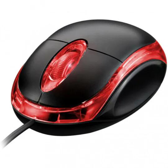 Foto 3 de Mouse Óptico Neon com Fio 800 dpi Mymax OPM-3006/USB – Atacado no Brás
