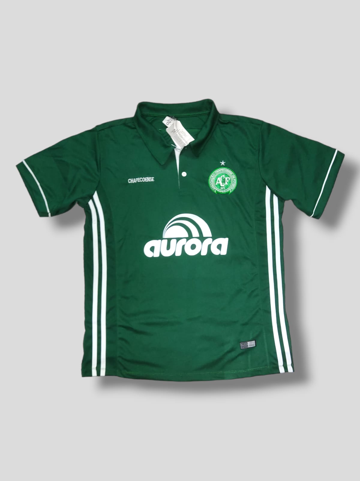 Camisa Chapecoense verde com patrocínio Aurora – Atacado no Brás