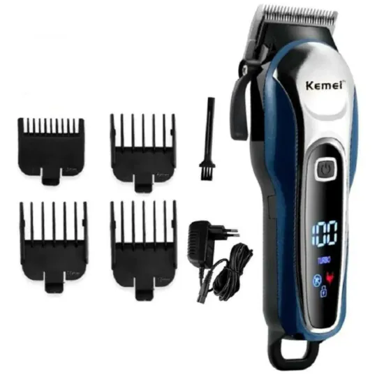 Foto 3 de Máquina de cortar cabelo Kemei KM-1995 – Atacado no Brás
