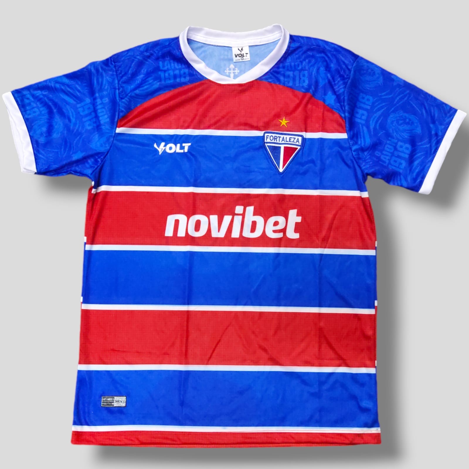 Camisa Fortaleza azul e vermelha – Atacado no Brás