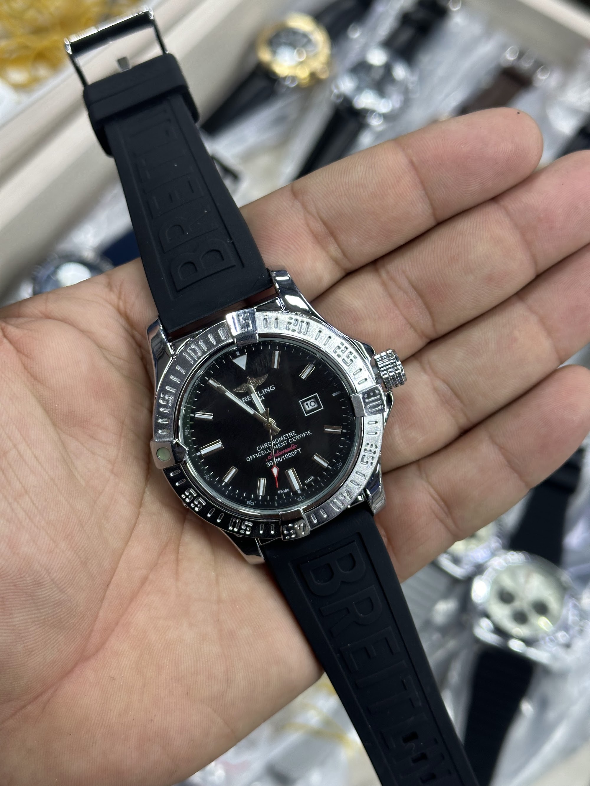 Relógio Breitling funcional – Atacado no Brás