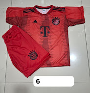 Conjunto infantil vermelho com logo Adidas – Atacado no Brás