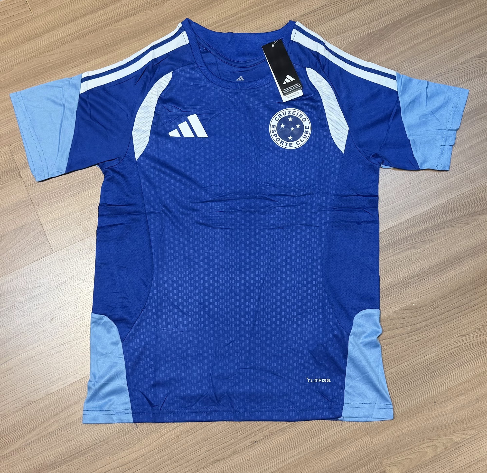 Camiseta Cruzeiro com logo Adidas – Atacado no Brás