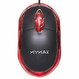 Mouse Óptico Neon com Fio 800 dpi Mymax OPM-3006/USB – Atacado no Brás