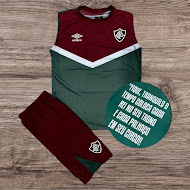 Conjunto adulto Umbro com escudo Fluminense – Atacado no Brás