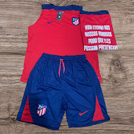 Conjunto regata e shorts Atlético de Madrid Nike – Atacado no Brás