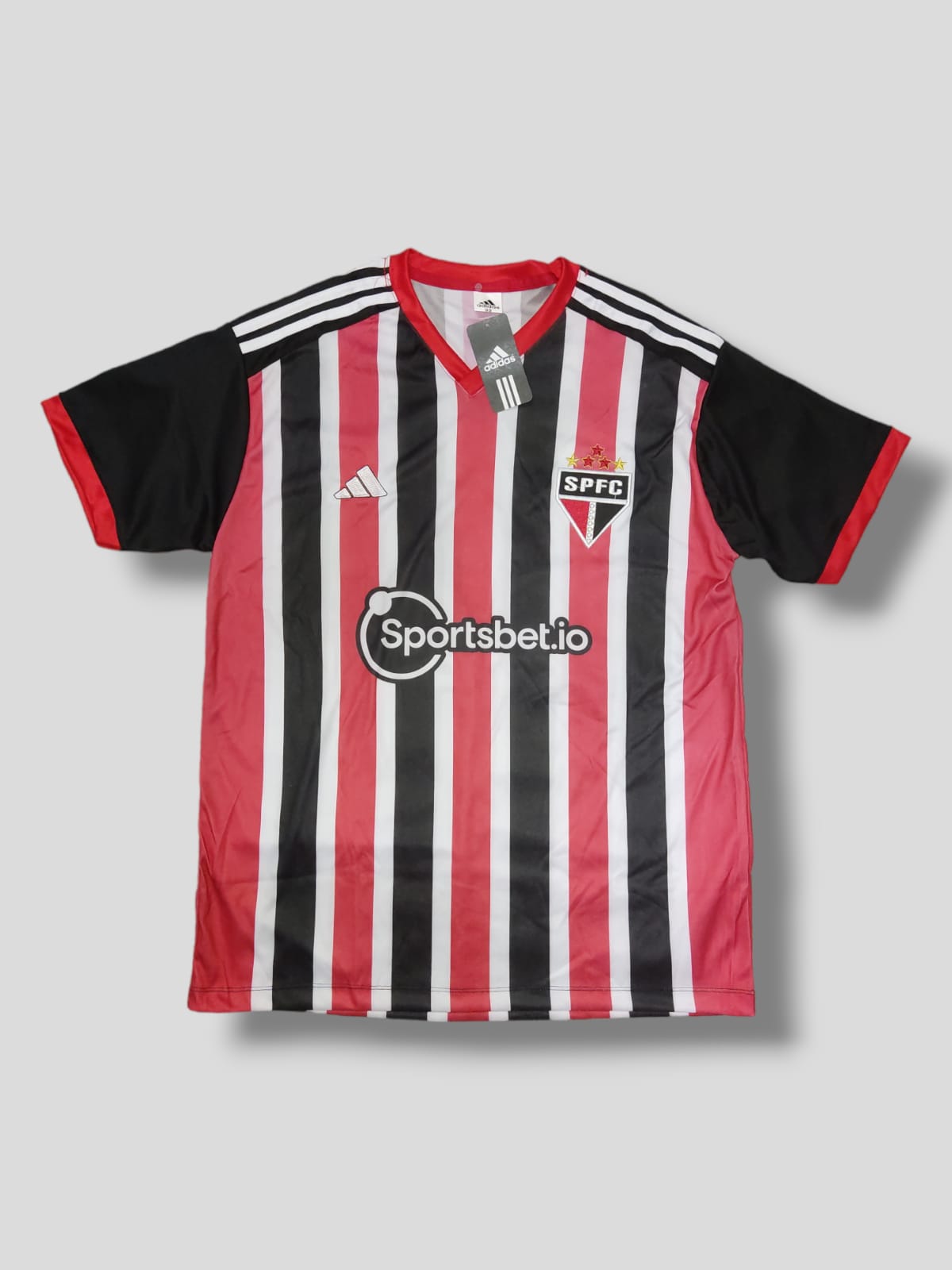 Camisa São Paulo SPFC listrada – Atacado no Brás