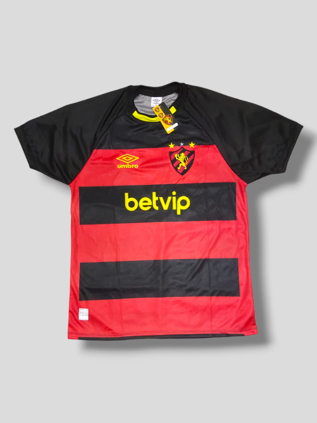 Camisa Sport Recife Umbro vermelha e preta Betvip – Atacado no Brás